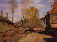 Monet, Claude Oscar - Factories at Deville, near Rouen